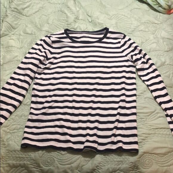 Madewell Long Sleeve Stripes Shirt - Picture 1 of 4